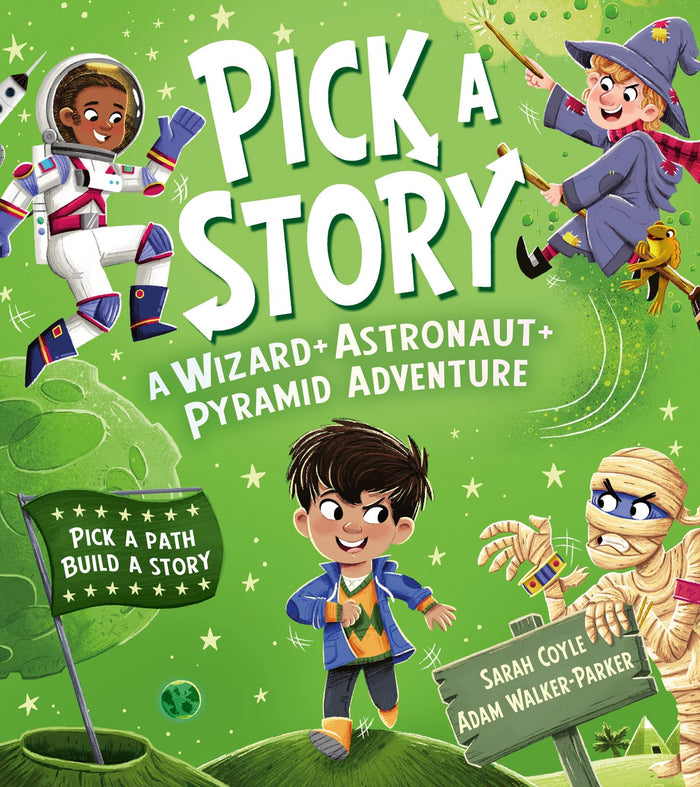 Farshore Pick a Story A Wizard Astronaut Pyramid Adventure. by Sarah Coyle - Paperback cover