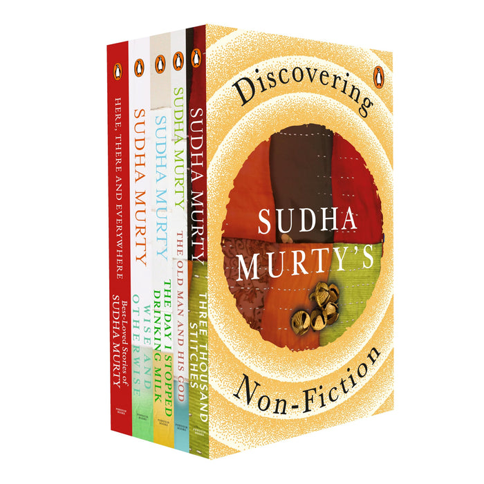 Discovering Sudha Murty’s Non-Fiction: Here, There and Everywhere, Three Thousand Stitches, Wise and Otherwise, The Day I Stopped Drinking Milk, The Old Man and His God by Sudha Murty - Paperback cover