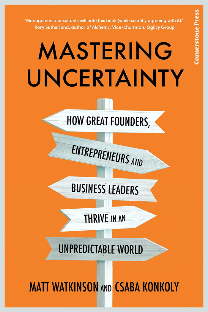 Mastering Uncertainty by Matt Watkinson - Paperback cover