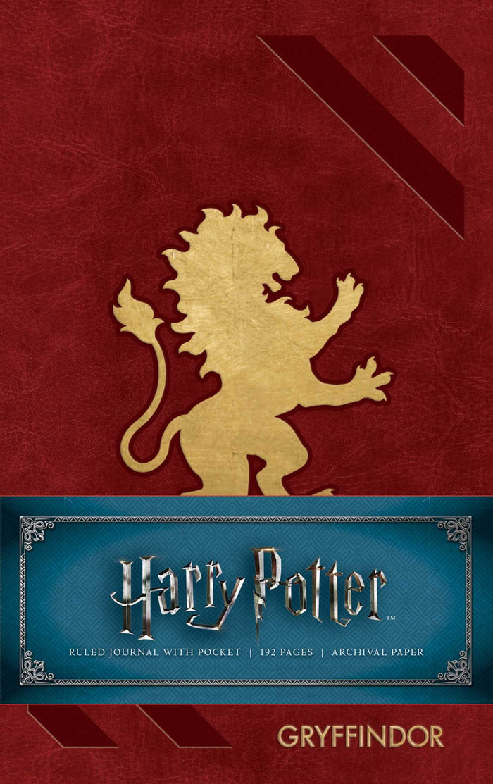Harry Potter: Gryffindor Ruled Pocket Journal by Insight Editions - Hardcover cover