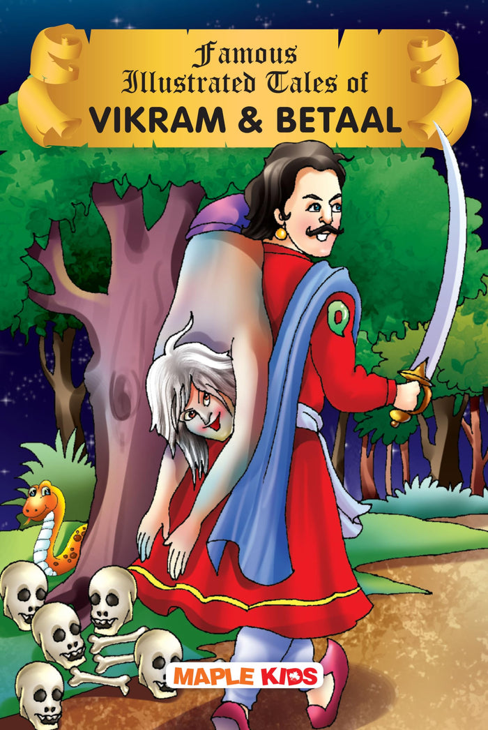 Vikram and Betaal (Illustrated) - Story Book for Kids by Maple Press - Paperback cover