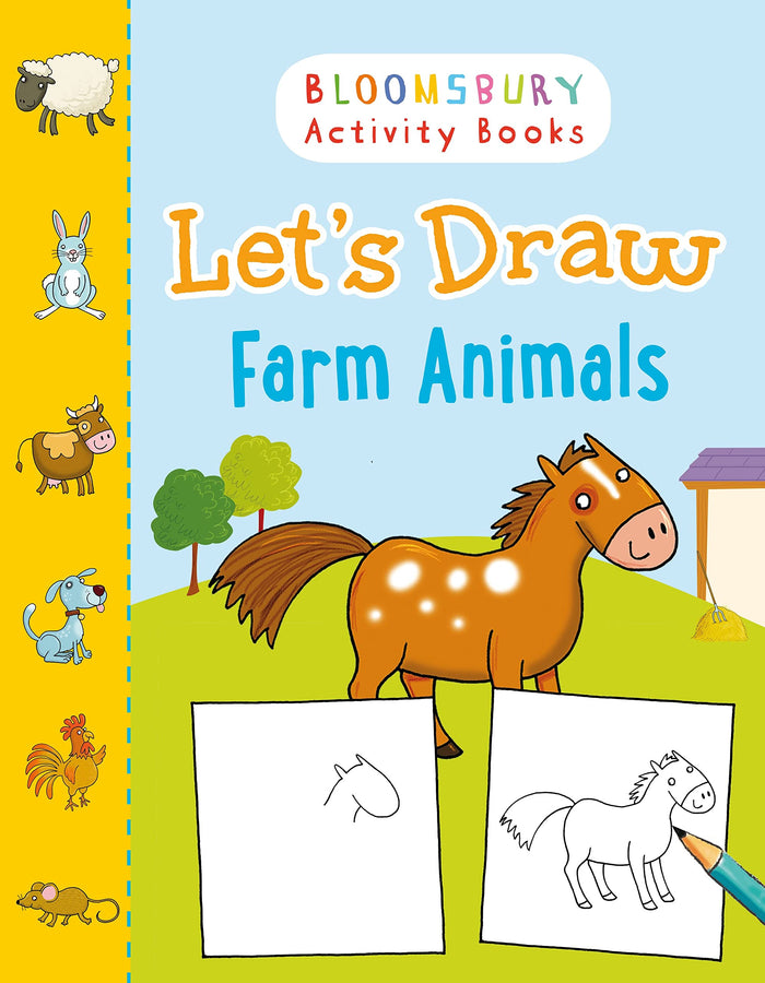 Lets Draw Farm Animals - Paperback cover