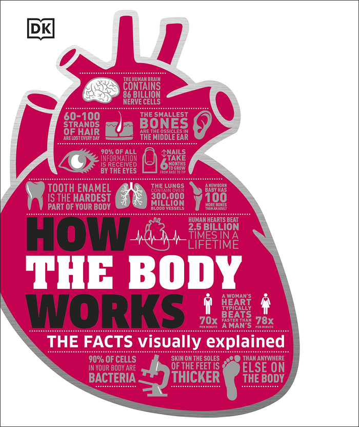 How the Body Works: The Facts Simply Explained (DK How Stuff Works) by DK: - Hardcover cover