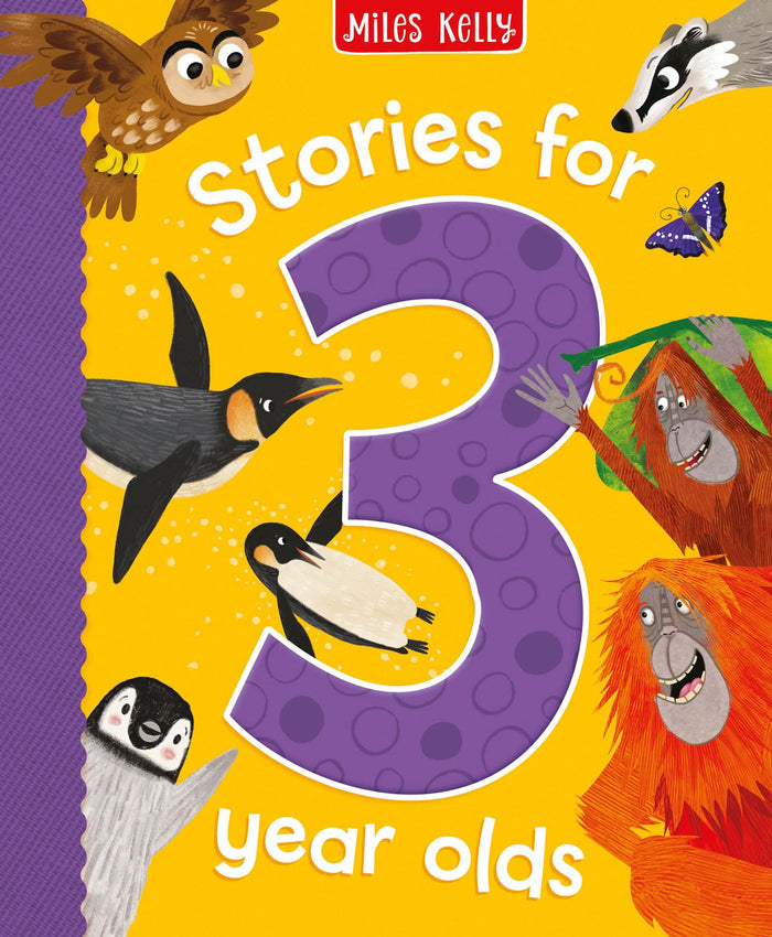 Stories for 3 Year Olds by Miles Kelly - Hardcover cover