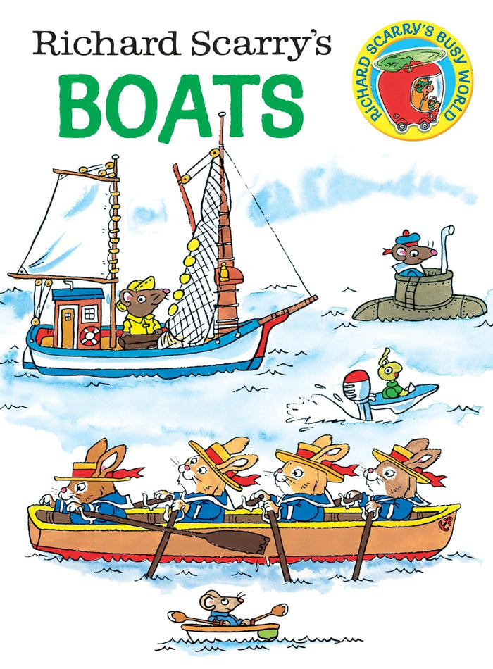 Richard Scarry's Boats (Richard Scarry's Busy World) by Richard Scarry - Board Book cover