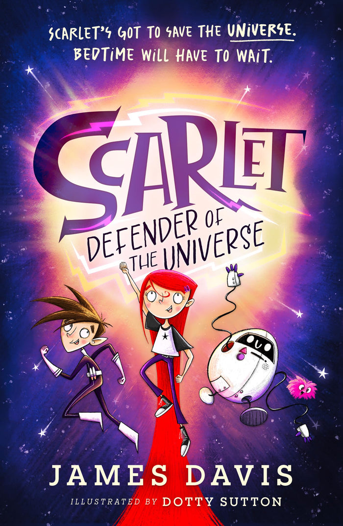 HarperCollins Scarlet Defender of the Universe. by James Davis - Paperback cover