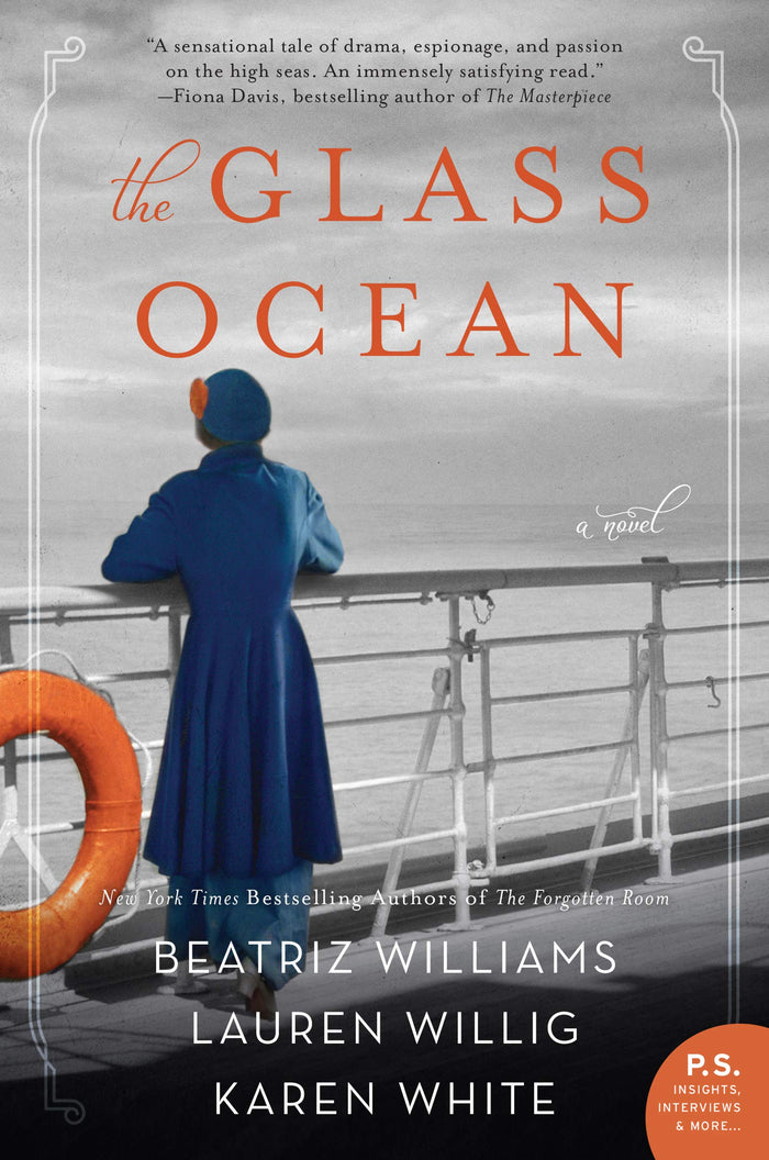 The Glass Ocean: Three Women, Secrets, and Romance Collide Aboard the Doomed Lusitania in WWI by Karen White - Paperback cover