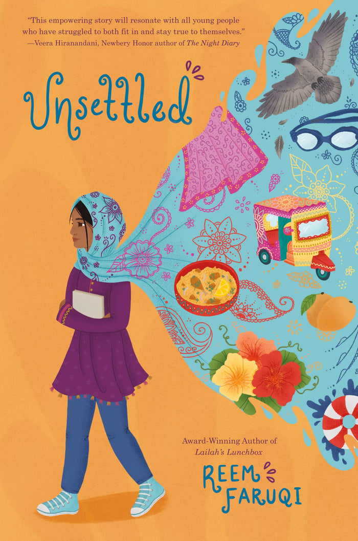 Unsettled: An Award-Winning Story about Immigration, Family, and Finding Belonging for Children (Ages 8-12) by Reem Faruqi - Hardcover cover