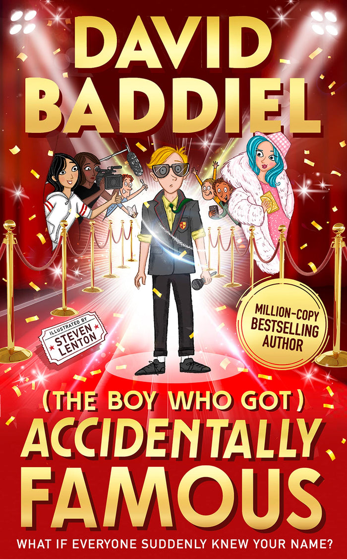 The Boy Who Got Accidentally Famous by David Baddiel - Paperback cover