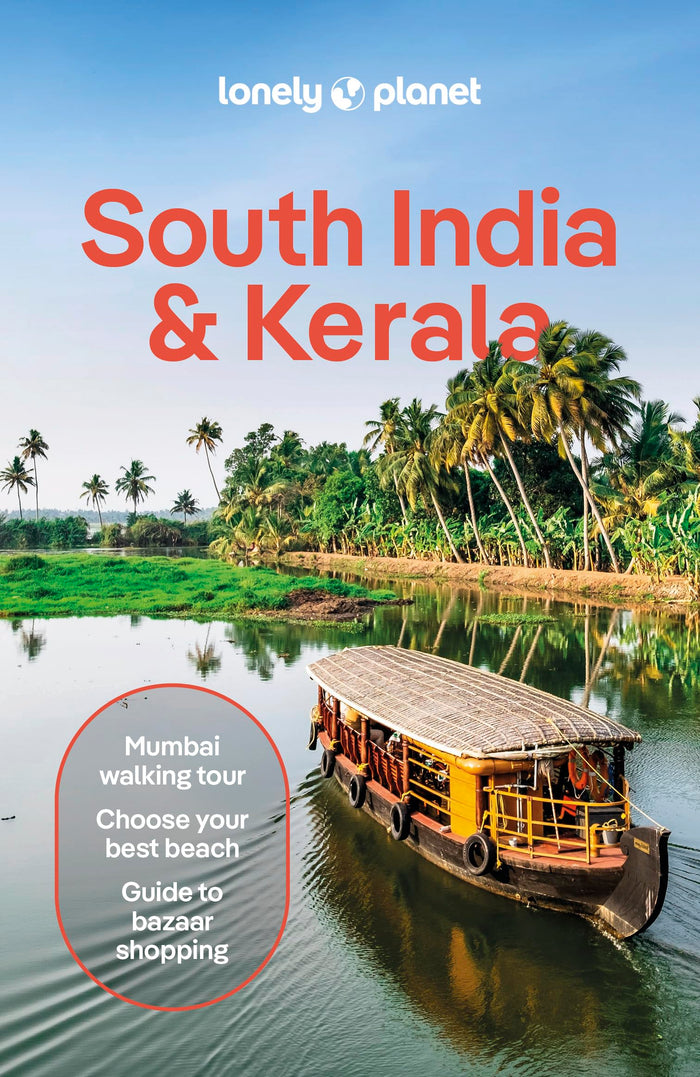 Lonely Planet South India & Kerala: Plan the Trip of a Lifetime | Detailed Itineraries & Maps | Insider Tips | Covers Mumbai (Bombay), Maharashtra, Goa, Karnataka and more (Travel Guide) by Joe Bindloss - Paperback cover