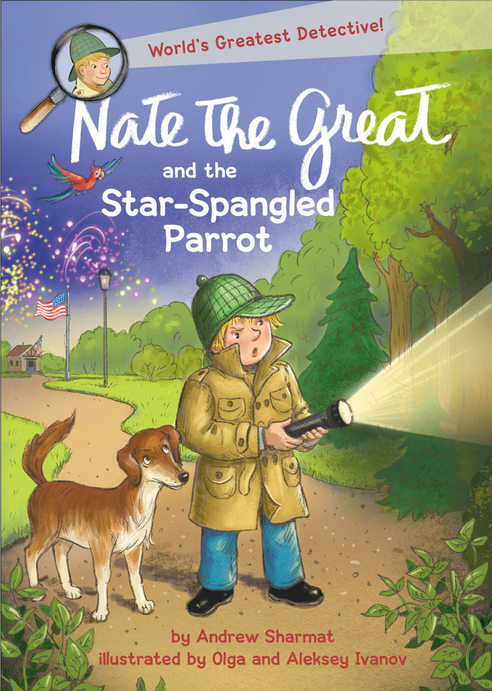 Nate the Great and the Star-Spangled Parrot by Andrew Sharmat - Hardcover cover