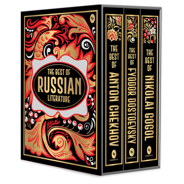 Best of Russian Literature (Deluxe Hardbound Edition/Boxed Set), The by Anton Chekhov - Hardcover cover