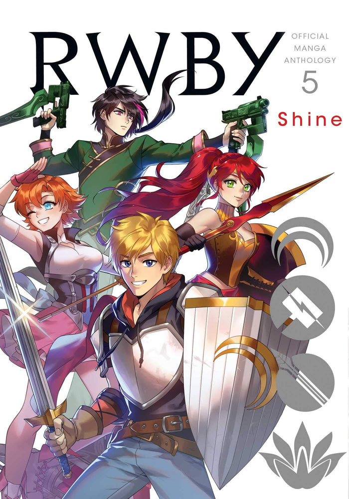RWBY: Official Manga Anthology, Vol. 5: Shine by Rooster Teeth Productions - Paperback cover