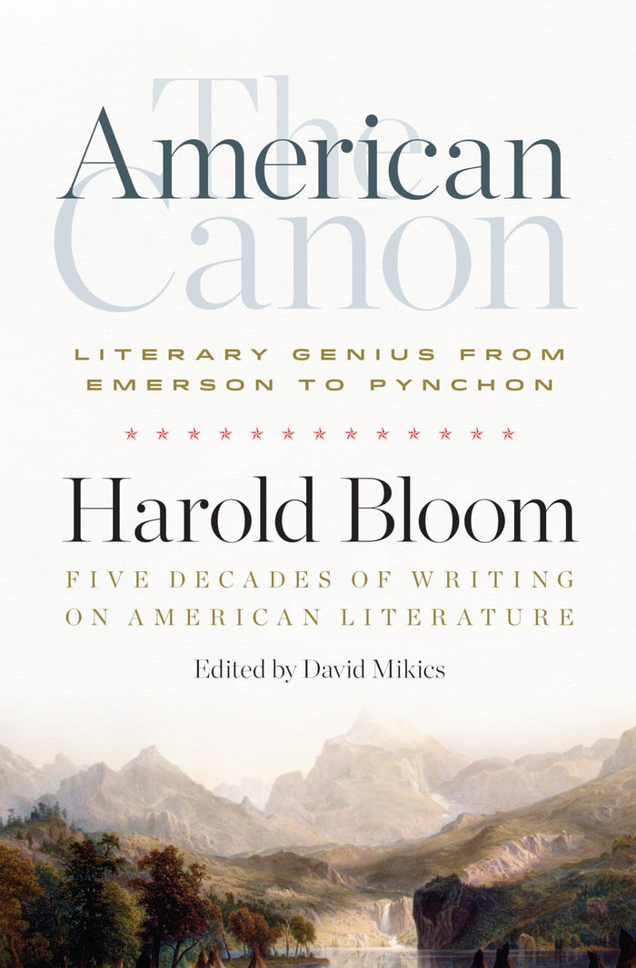 The American Canon: Literary Genius from Emerson to Pynchon by Harold Bloom - Hardcover cover