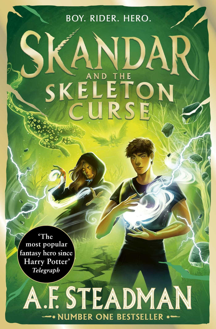 Skandar and the Skeleton Curse by A.F. Steadman - Paperback cover