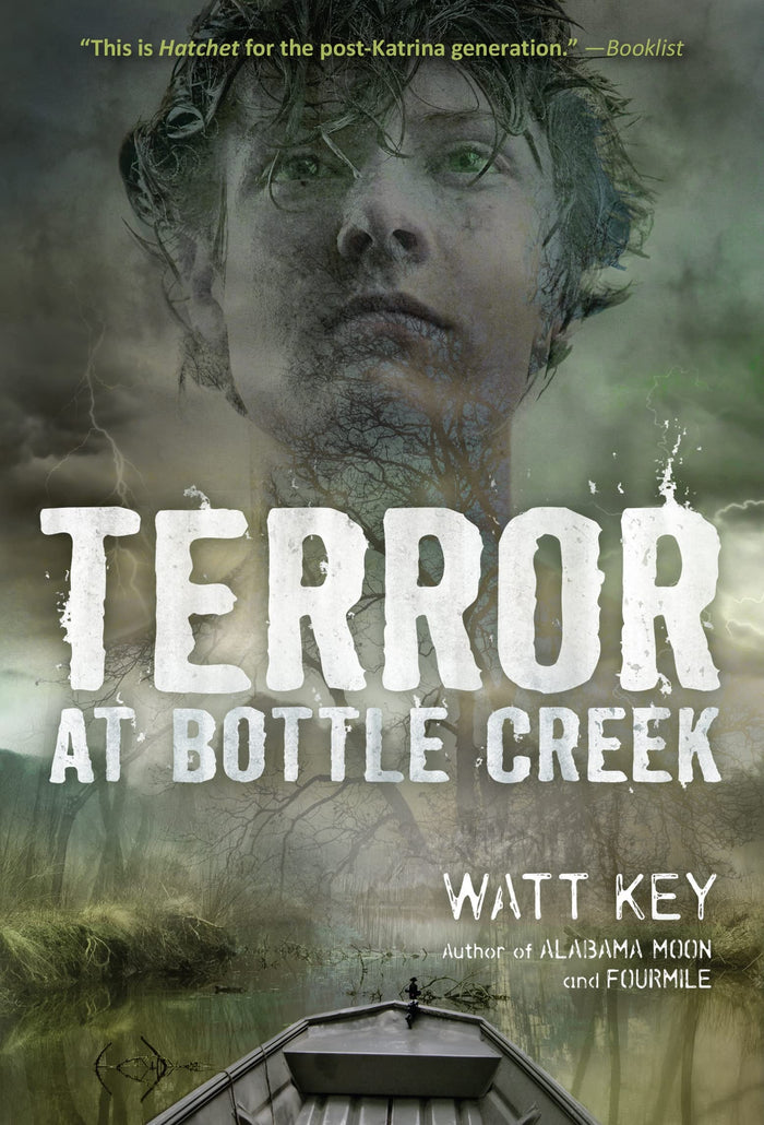 Terror at Bottle Creek by Watt Key - Paperback cover
