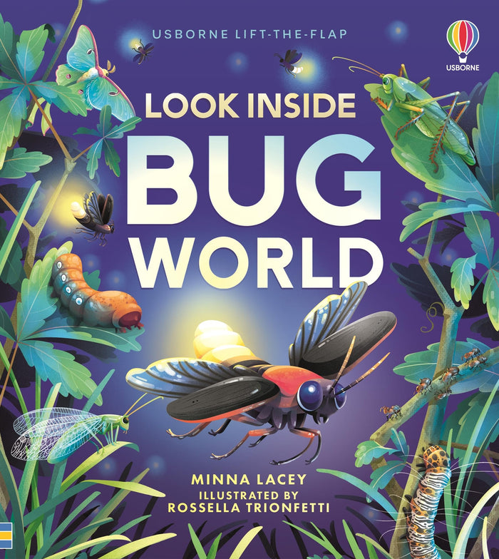 Look Inside Bug World by Minna Lacey - Board Book cover