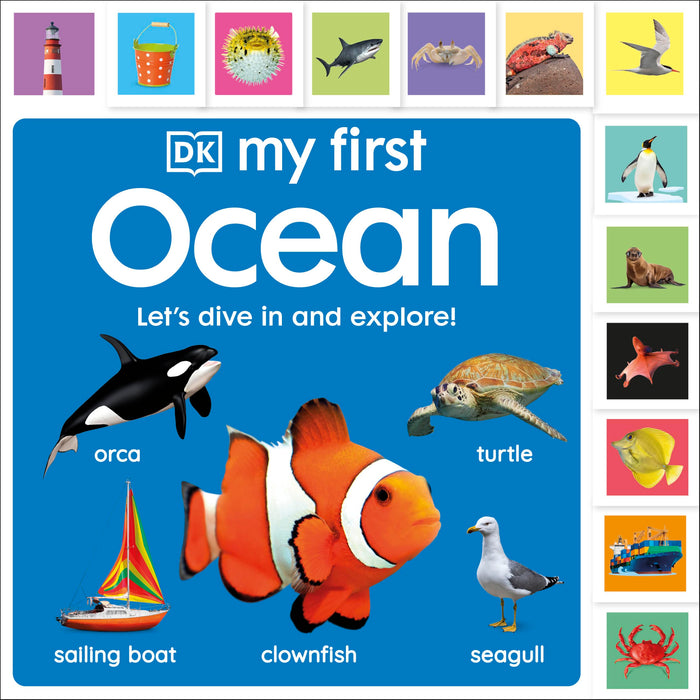 DK My First Ocean Lets Dive In and Explore! (My First Tabbed Board Book). by D.K. Publishing - Board Book cover