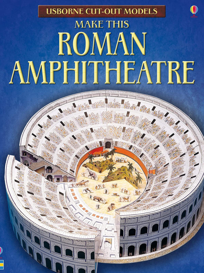 cut-out-roman-amphitheatre-usborne-cut-out-models by Ian Ashman - Paperback cover