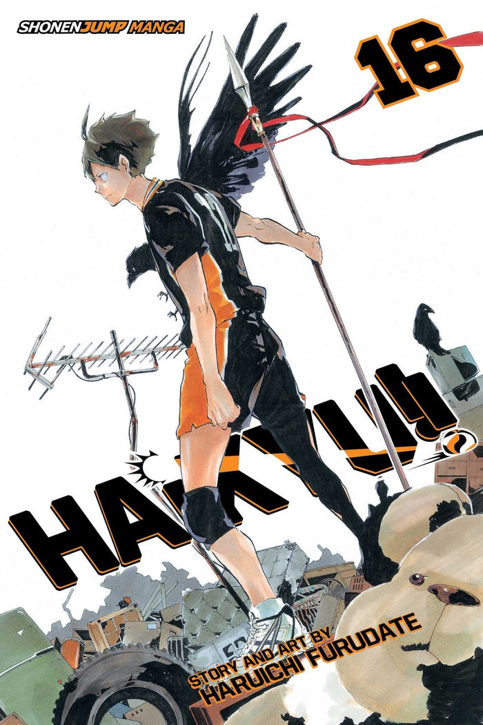 Haikyu!!, Vol. 16: Ex-Quitter's Battle by Haruichi Furudate - Paperback cover