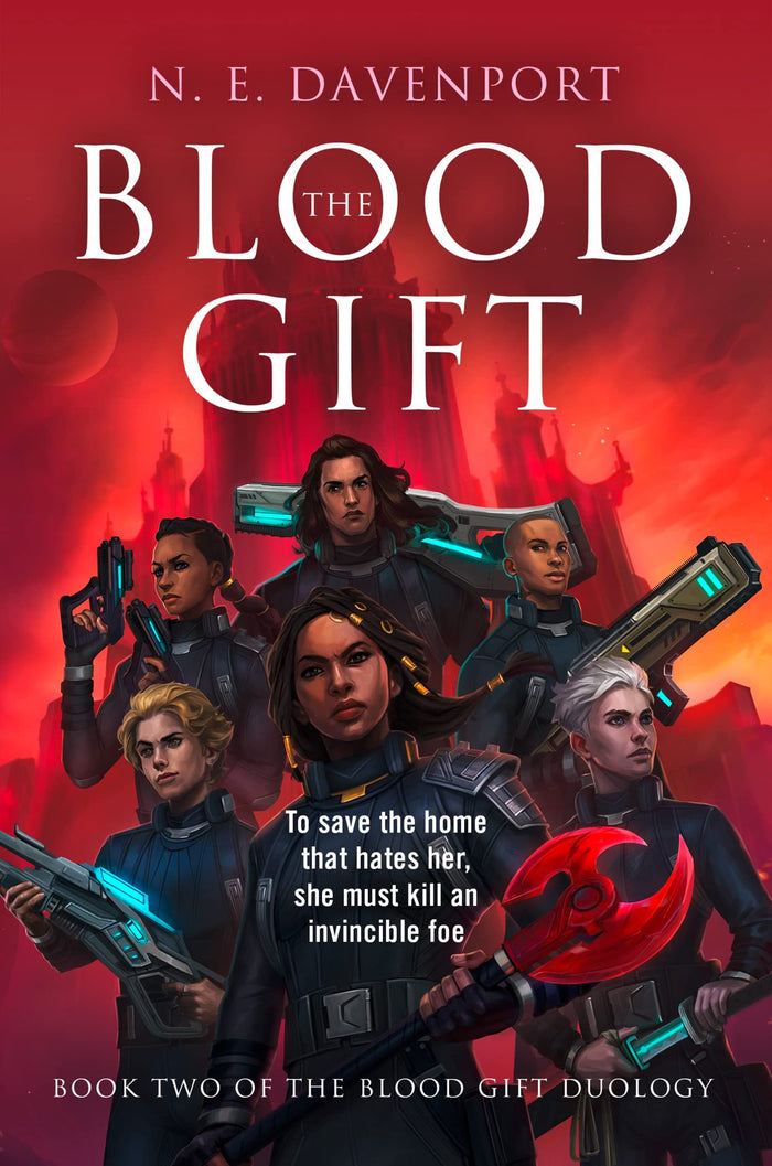 The Blood Gift (The Blood Gift Duology) by N.E. Davenport - Paperback cover