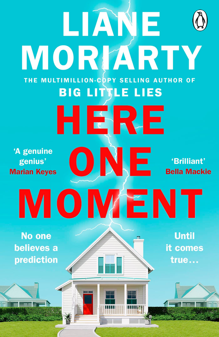 Here one moment by Liane Moriarty - Paperback cover