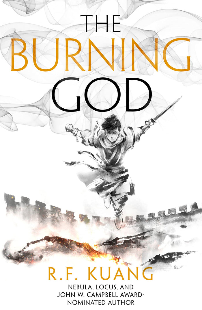 The burning god ( the poppy war 3) (Book 3) by R.F. Kuang - Paperback cover