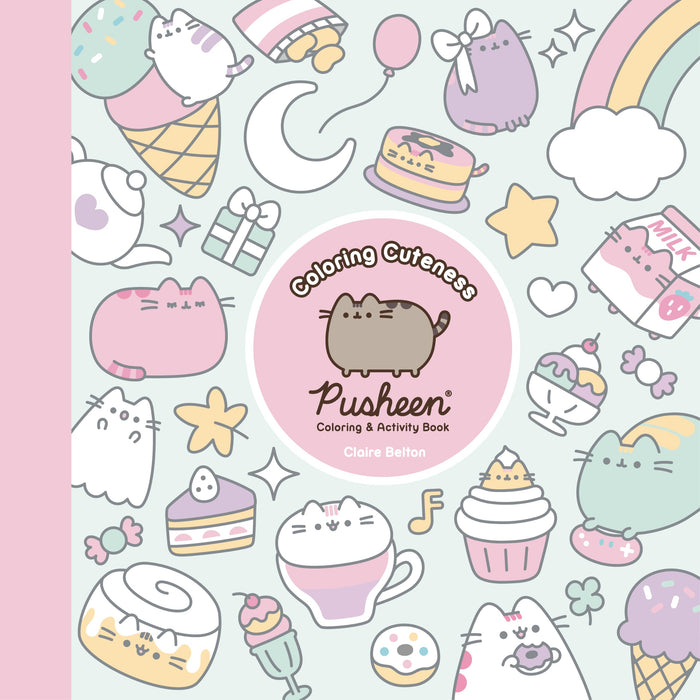 Coloring Cuteness: A Pusheen Coloring & Activity Book (A Pusheen Book) by Claire Belton - Paperback cover