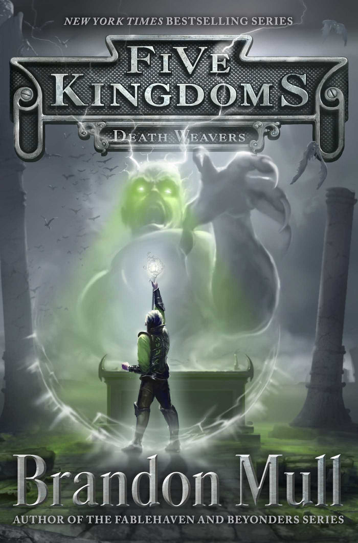 Death Weavers (4) (Five Kingdoms) by Brandon Mull - Hardcover cover