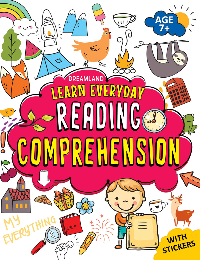 Learn Everyday Reading Comprehension - Age 7+ by Dreamland Publications - Paperback cover