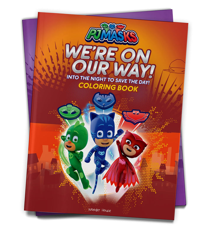 PJ Masks - We Are On Our Way Coloring Book For Kids by Wonder House Books - Paperback cover
