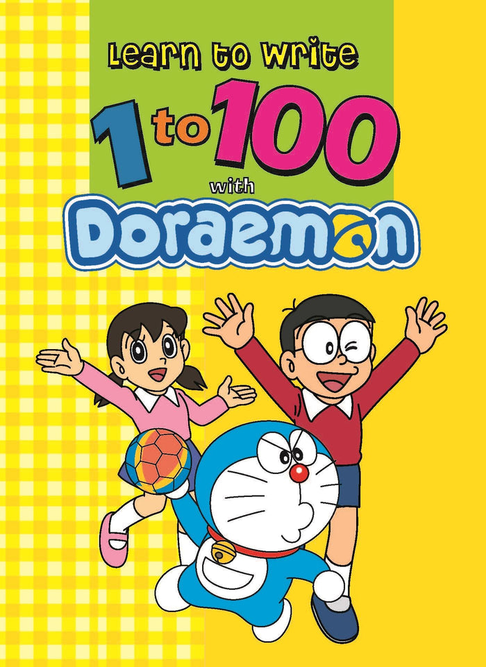 Learn to Write 1 to 100 with Doraemon by BPI India - Paperback cover