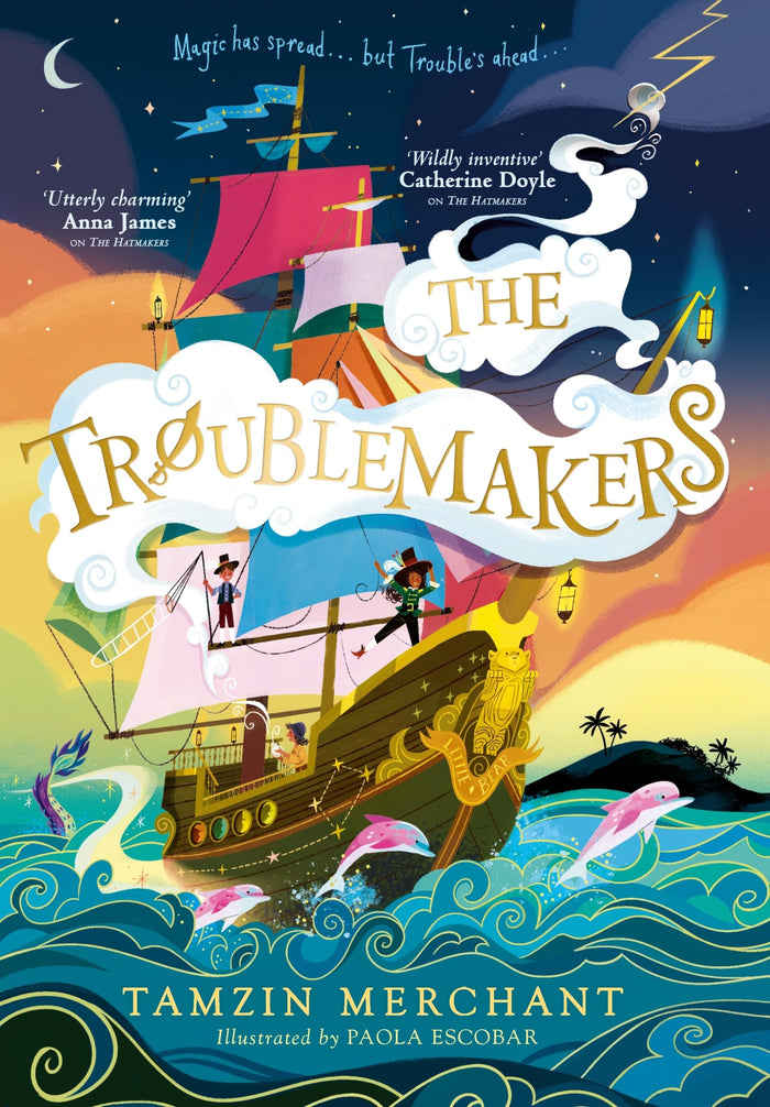 The Troublemakers by Tamzin Merchant - Paperback cover