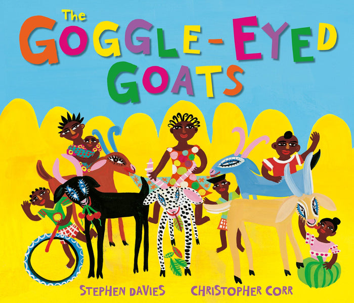 The Goggle-Eyed Goats by Stephen Davies - Paperback cover