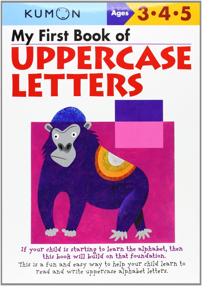 Kumon My First Book Uppercase Letters by Kumon Publishing - Paperback cover