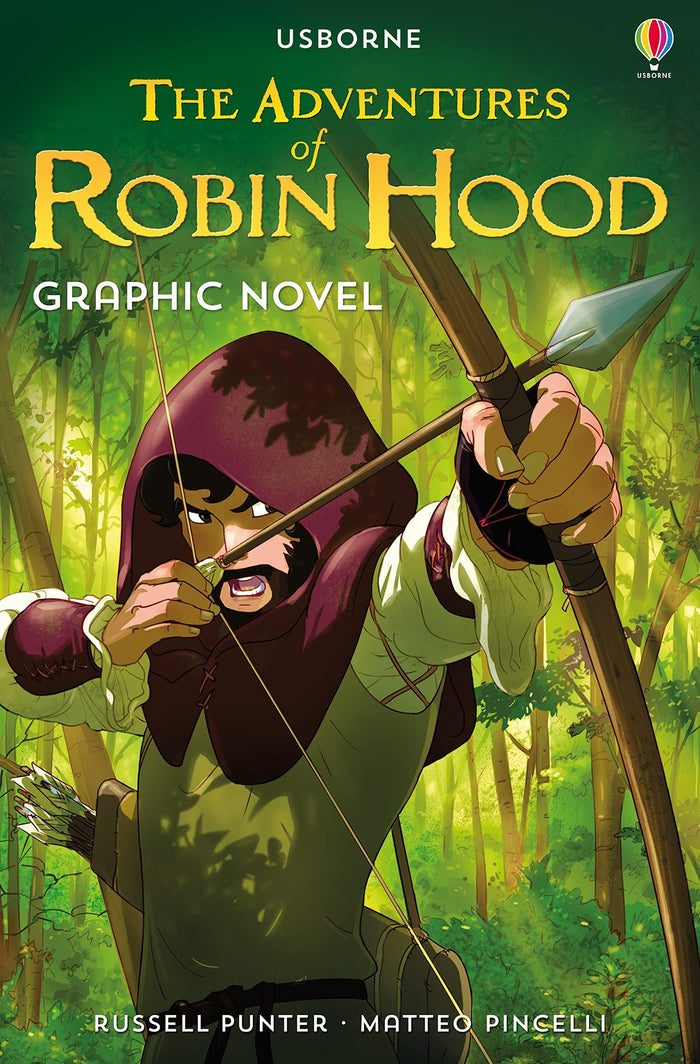 The Adventures of Robin Hood Graphic Novel by Russell Punter - Paperback cover