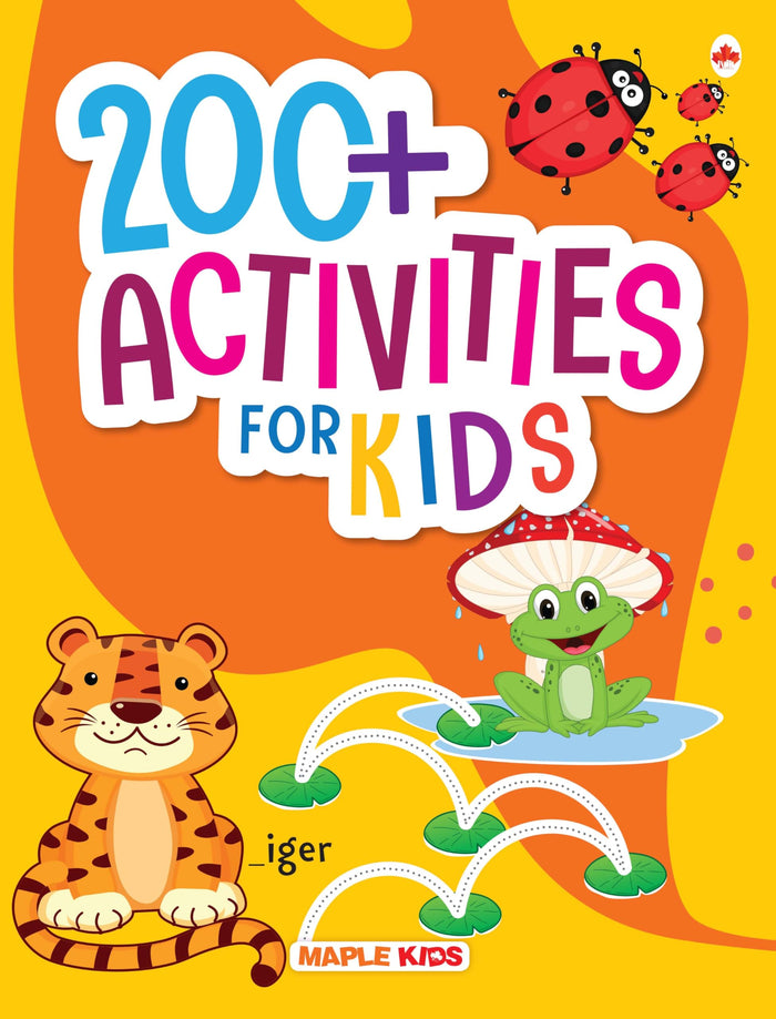 Brain Activity Book for Kids by Maple Press - Paperback cover