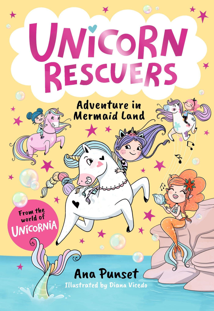 Unicorn Rescuers: Adventure in Mermaid Land by Ana Punset - Paperback cover