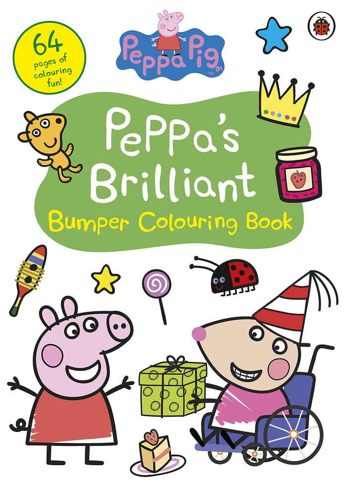 Peppa Pig: Peppa's Brilliant Bumper Colouring Book by Peppa Pig - Paperback cover