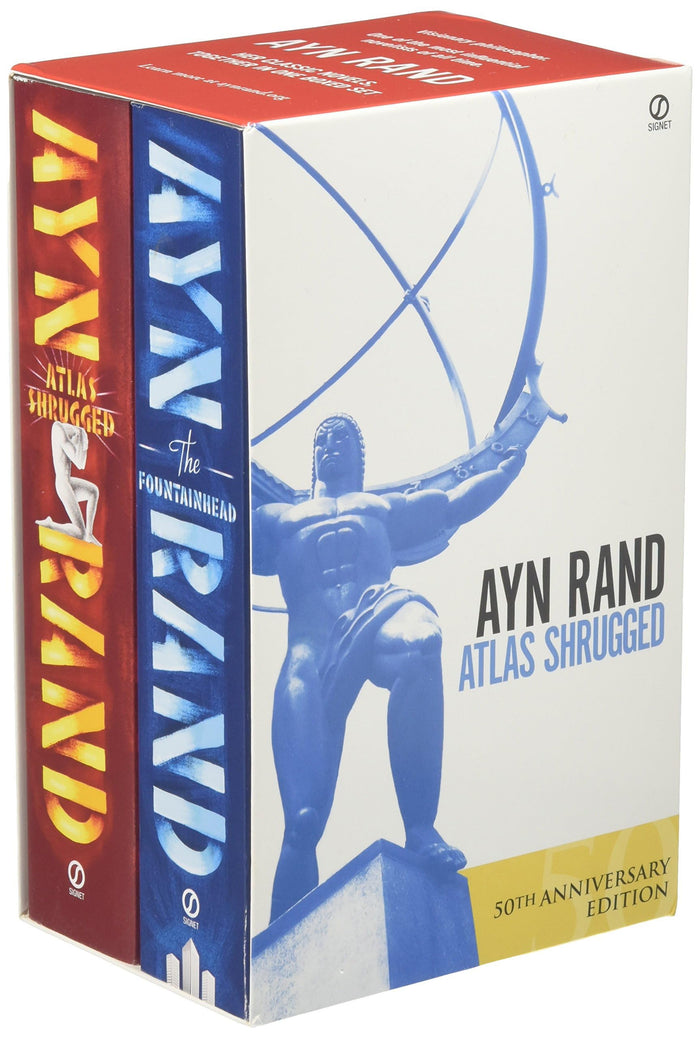 Ayn Rand Box Set: ATLAS SHRUGGED and THE FOUNTAINHEAD by Ayn Rand - Paperback cover