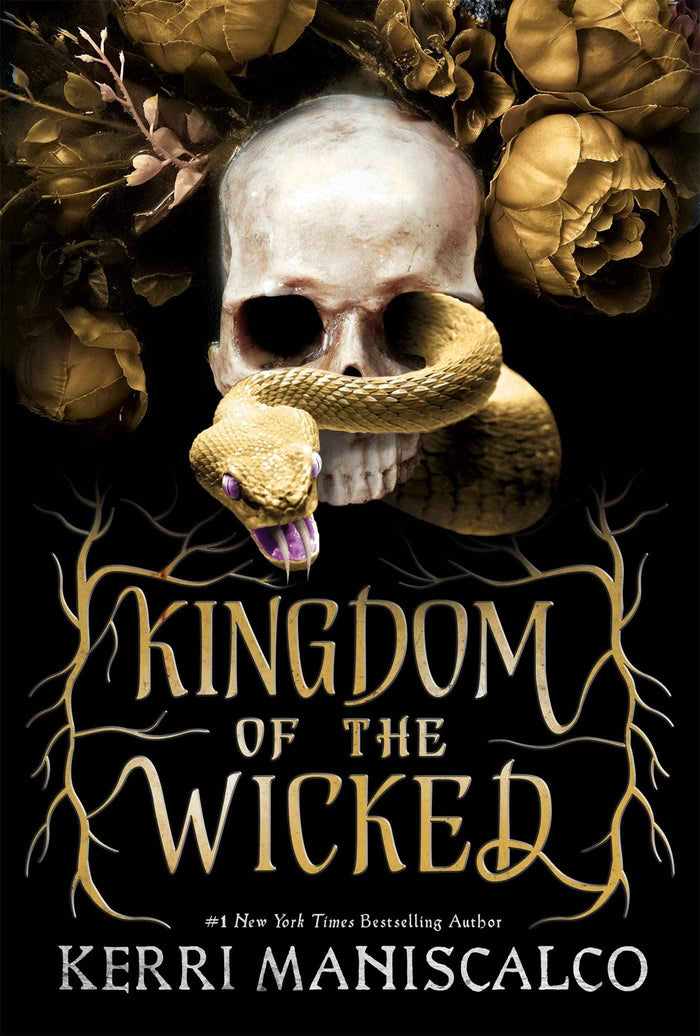 Front cover of the book 'Kingdom of the Wicked: TikTok made me buy it! The addictive and darkly romantic fantasy' by Maniscalco, Kerri.