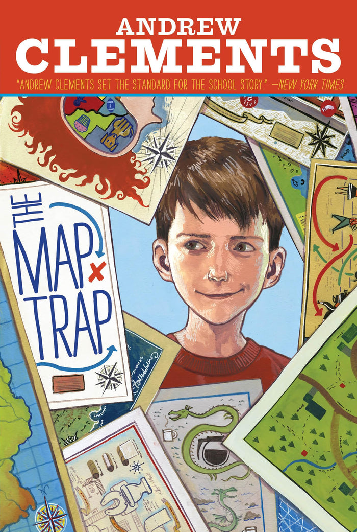 The Map Trap by Andrew Clements - Paperback cover