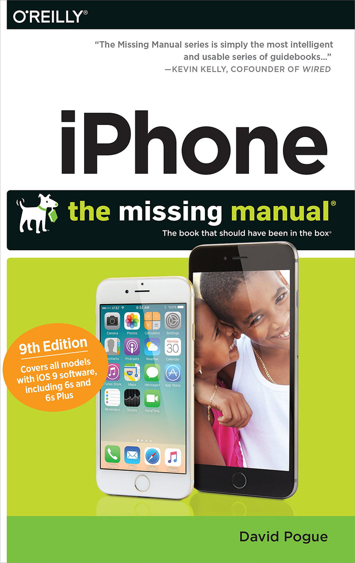 iPhone: The Missing Manual by David Pogue - Paperback cover