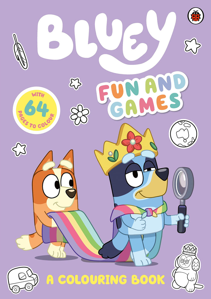 Coloring book: Fun and Games by Bluey - Paperback cover