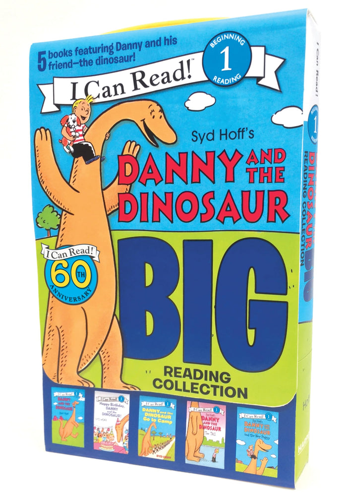 Danny and the Dinosaur: Big Reading Collection: A Box of 5 Books for Beginner Readers (I Can Read Level 1) by Syd Hoff - Paperback cover