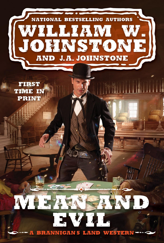 Mean and Evil (A Brannigan's Land Western) by William W. Johnstone - Mass Market Paperback cover