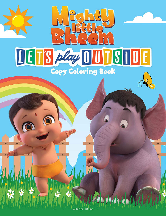 Mighty Little Bheem - Let's Play Outside : Copy Coloring Book by Wonder House Books - Paperback cover