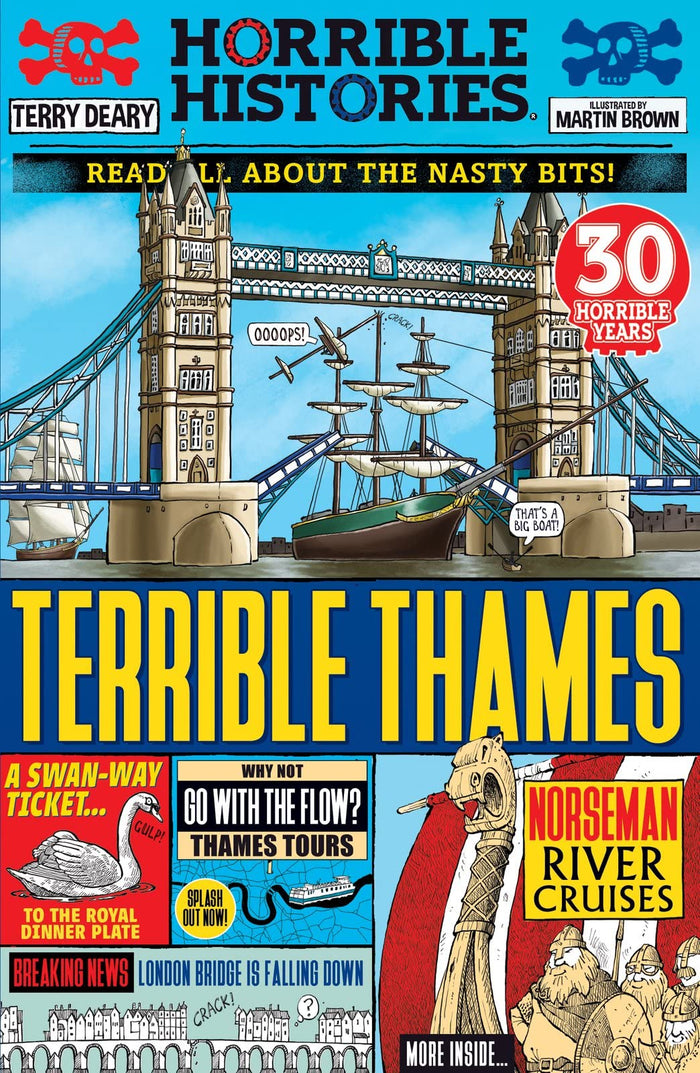 Terrible Thames by Terry Deary - Paperback cover