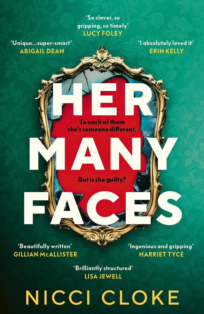 Her Many Faces by Nicci Cloke - Paperback cover