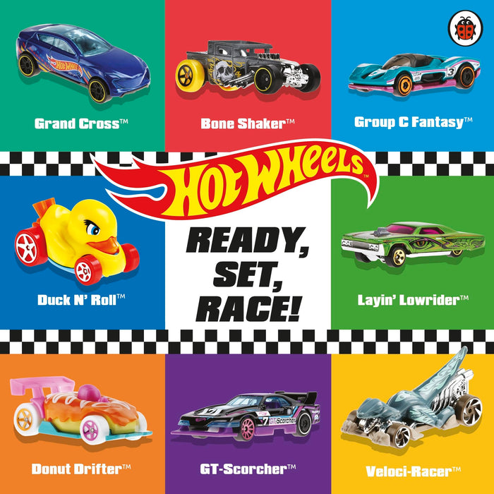 Ladybird Hot Wheels Ready, Set, Race!. by Hot Wheels - Board Book cover